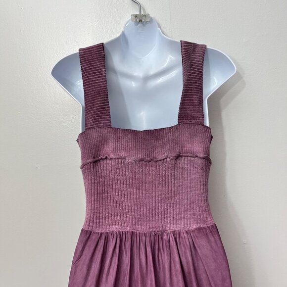Anthropologie E by Eloise Silk Babydoll Slip Dress‎ Sweater Trim Size Large - Picture 5 of 8